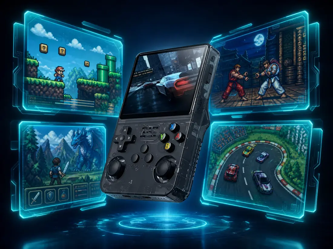 R36S draait NES, SNES, PlayStation 1, PSP en meer